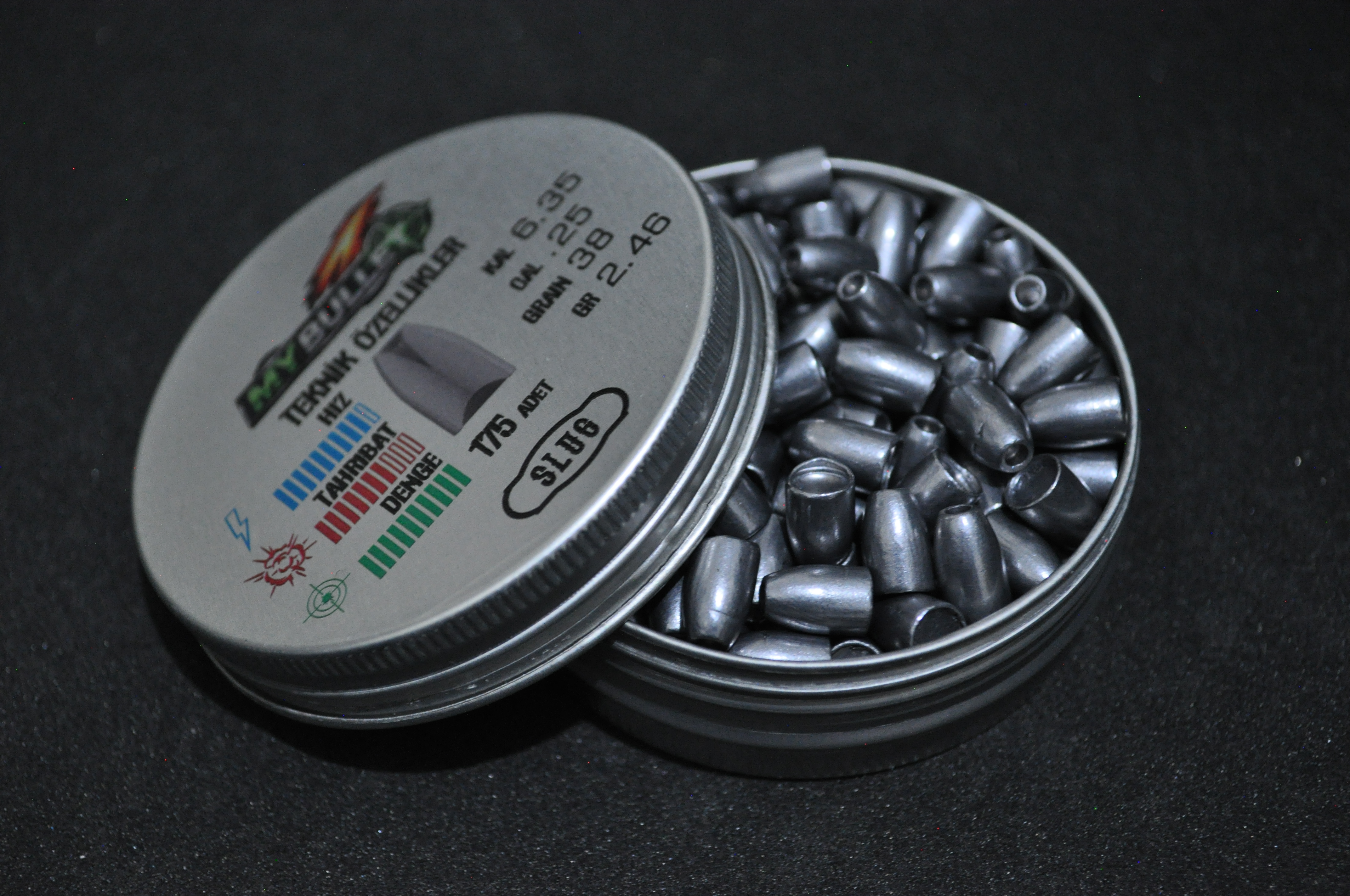 My Bullet 6.35mm 38 Grain Slug Havalı Tüfek Mermisi